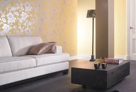 Wallpaper szitanyomat a belső - hol és hogyan kell alkalmazni a ragasztó