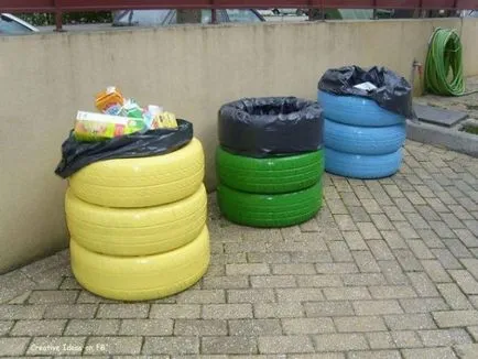 Új élet a régi gumik 74 diy-ötletek