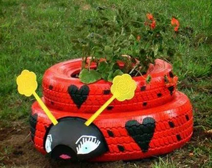 Új élet a régi gumik 74 diy-ötletek