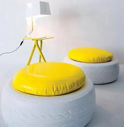 Új élet a régi gumik 74 diy-ötletek