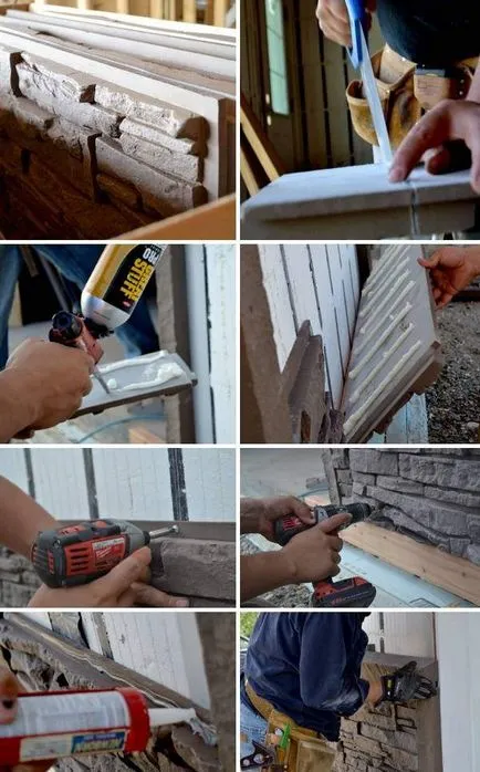 Kőburkolat homlokzat - 30 szemléltető példák a képek házak