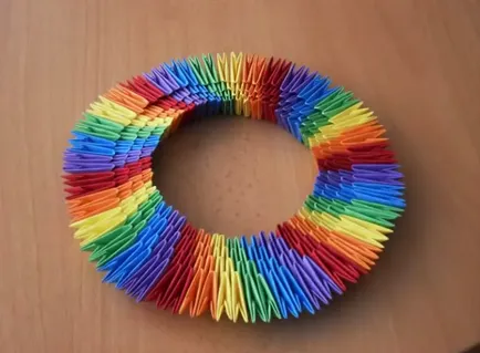 Origami háromszög áramköri modulok kezdőknek fotók és videó (origami) Origami háromszög modulok rendszerek kezdőknek fotók és videó