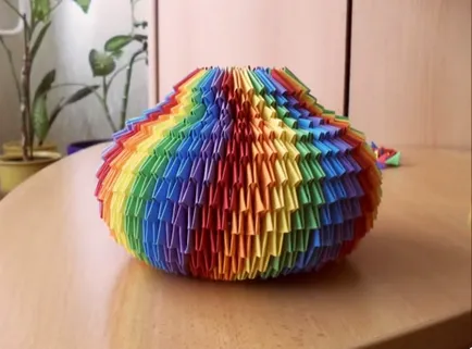 Origami háromszög modulok rendszerek kezdőknek fotók és videók (kezdő) Origami háromszög modulok rendszerek kezdőknek fotók és videó