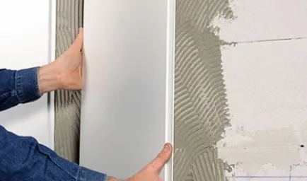 Díszítő fürdőszoba műanyag panelek, design fotókkal