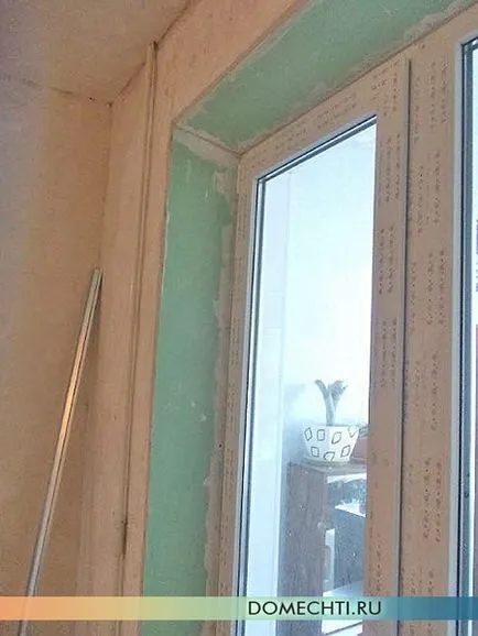 Lejtőin gipszkarton kezük - lépésről lépésre fotók, álom ház