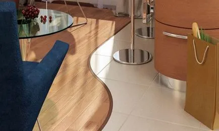 Csempe vagy laminált padló a konyhában, hogy jobb