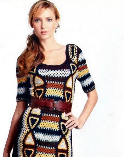 A ruha textília a boho stílusú esküvői szarafan és a modell, hogyan kell varrni vagy horgolt (ruha stílusát a boho horgolt) A ruha textília a boho stílusú esküvői szarafan és a modell, hogyan kell varrni vagy horgolt