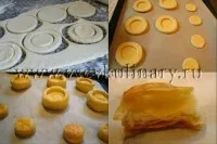 Egy egyszerű recept fotókkal, hogyan lehet leveles tészta élesztő nélkül