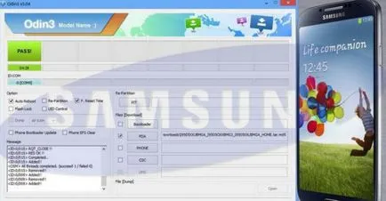 Firmware keresztül odin