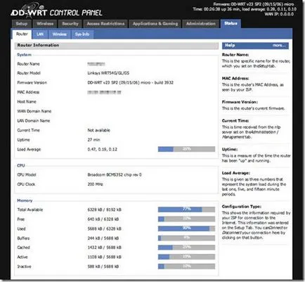 Router Firmware frissítés router