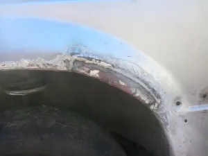 Javítása egy autó kezével ívek
