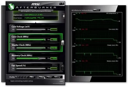 Overclocking laptop grafikus kártya