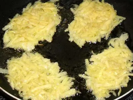 A recept a finom palacsintát a burgonyából (recept) A recept a finom palacsintát burgonyából
