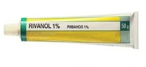 Rivanol - indikációk kezelésére, ellenjavallatok (contra) Rivanola - javallatok kezelés ellenjavallatai
