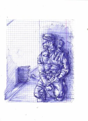Ábra tollat ​​egy notebook