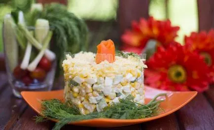 Saláta csemegekukorica, uborka, tojás - recept lépésről lépésre fotók, minden étkezés (kukorica saláta uborka tojás) Saláta csemegekukorica, uborka, tojás - recept lépésről lépésre fotók, minden étkezés