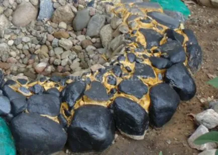 Kertészeti ábra teknős kezüket (felső talaj réteg) Garden alakja egy teknős saját kezűleg