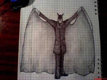Ábra tollat ​​egy notebook