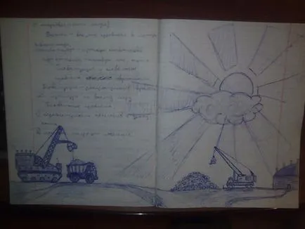 Ábra tollat ​​egy notebook