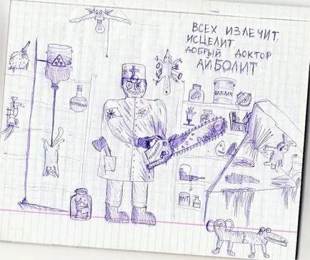 Ábra tollat ​​egy notebook