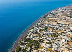 Santorini, Görögország Áttekintés a sziget «grekomania»