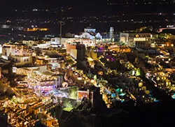 Santorini, Görögország Áttekintés a sziget «grekomania»