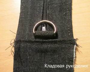 Varrunk férfi táska farmer, kamra kézimunka
