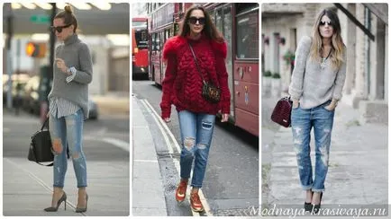Abból, amit viselni szakadt dzhinsy- street style mindennapi (kopás) Abból, amit viselni szakadt dzhinsy- street style minden nap
