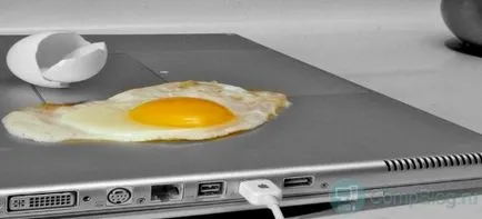 Tényleg meleg laptop - ki a hibás, és mit kell tenni, a számítógép szakértő szemmel