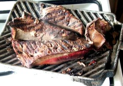 borjúmáj grillezett