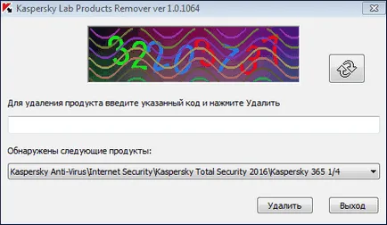 Letöltés kavremover segédprogram eltávolításához Kaspersky