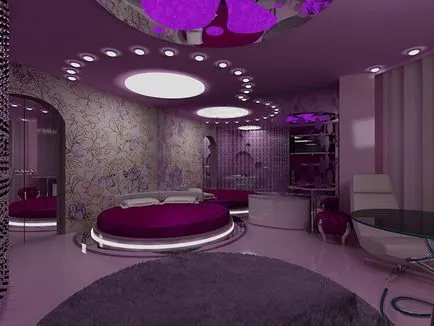 Hálószoba a high-tech stílusban - 19 fotó belsőépítészeti