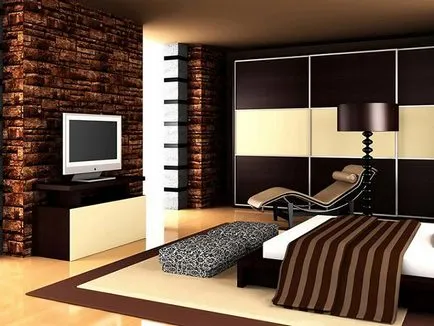 Hálószoba a high-tech stílusban - 19 fotó belsőépítészeti