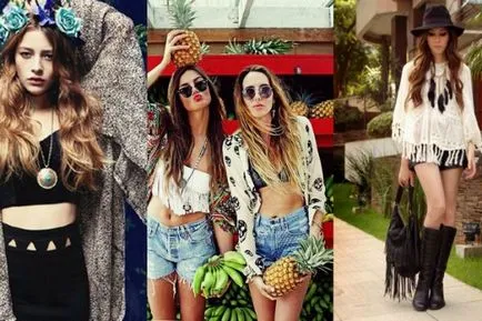 Hippie stílusú ruházat (fotó)