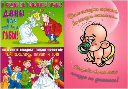 Esküvői plakátok saját kezűleg