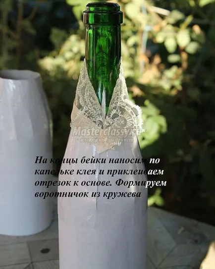 Esküvői pezsgős üveg