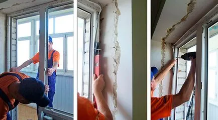 Szerelési technológia műanyag ablakok egy tégla ház saját kezűleg