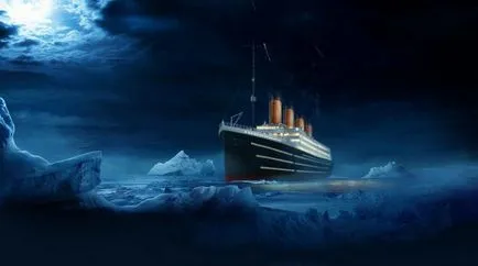 Titanic „elsüllyedt összeomlott a” Titanic „története