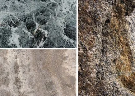 Texture, alakja és fényét természetes kő a tervezési homlokzatok