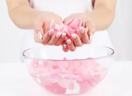 Technika spa manikűr a szalonban és otthon