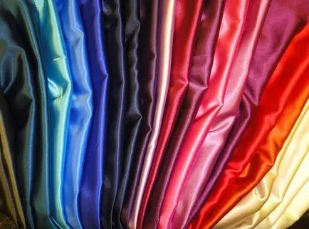Fabric szatén - tulajdonságok és variációk (szatén) Fabric szatén - ingatlan és fajták