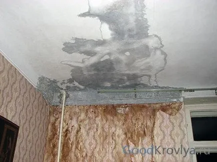 Javítása és felújítása a tető egy lakóépület árnyalatok