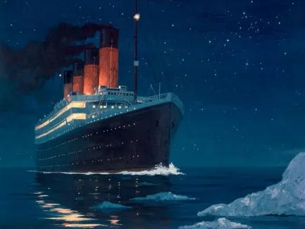 Titanic „elsüllyedt összeomlott a” Titanic „története
