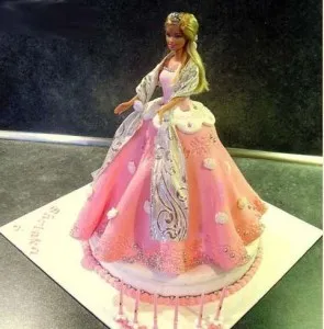Barbie torta öntött kezével - a legegyszerűbb főzési menü ötlet (öntött torta díszítés) Barbie torta öntött kezével - a legegyszerűbb főzési, menü ötlet