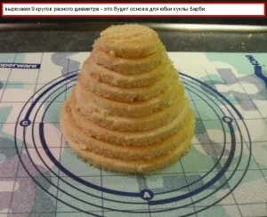 Barbie torta öntött kezével - a legegyszerűbb főzési menü ötlet (sütemény) Barbie torta öntött kezével - a legegyszerűbb főzési, menü ötlet