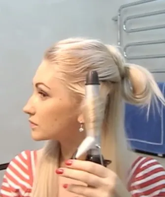 Styling fogók (curling) fotó függőleges és vízszintes hullám a haj, hogyan lehet spirál