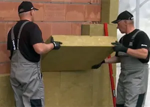 Falszigetelés kívül ásványgyapot (kőzetgyapot) technológia helyes összeállítás (fal) Falszigetelés kívül ásványgyapot (kőzetgyapot) technológia a megfelelő összeszerelés