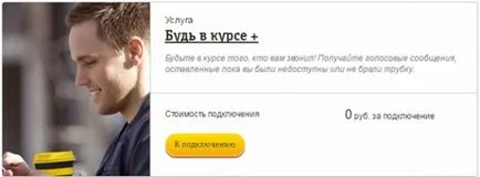 Szolgáltatás Legyen tisztában Beeline csatlakozni, húzza ki, a költségek (naprakész) Szolgáltatás Legyen tisztában Beeline kapcsolat csatlakoztatva, a költségek