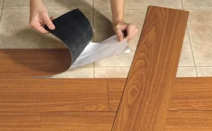 Vinyl padló előnyei és hátrányai, különösen a szerkezet