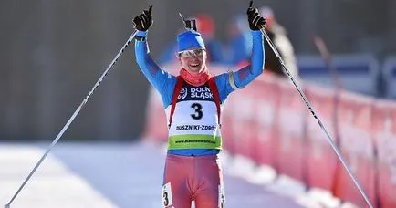 Téli sport biatlon - célzástípusokat és fényképezés